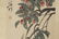 AN INK PAINTING 'LYCHEE AND GRASSHOPPER' BY QI BAISHI - 5