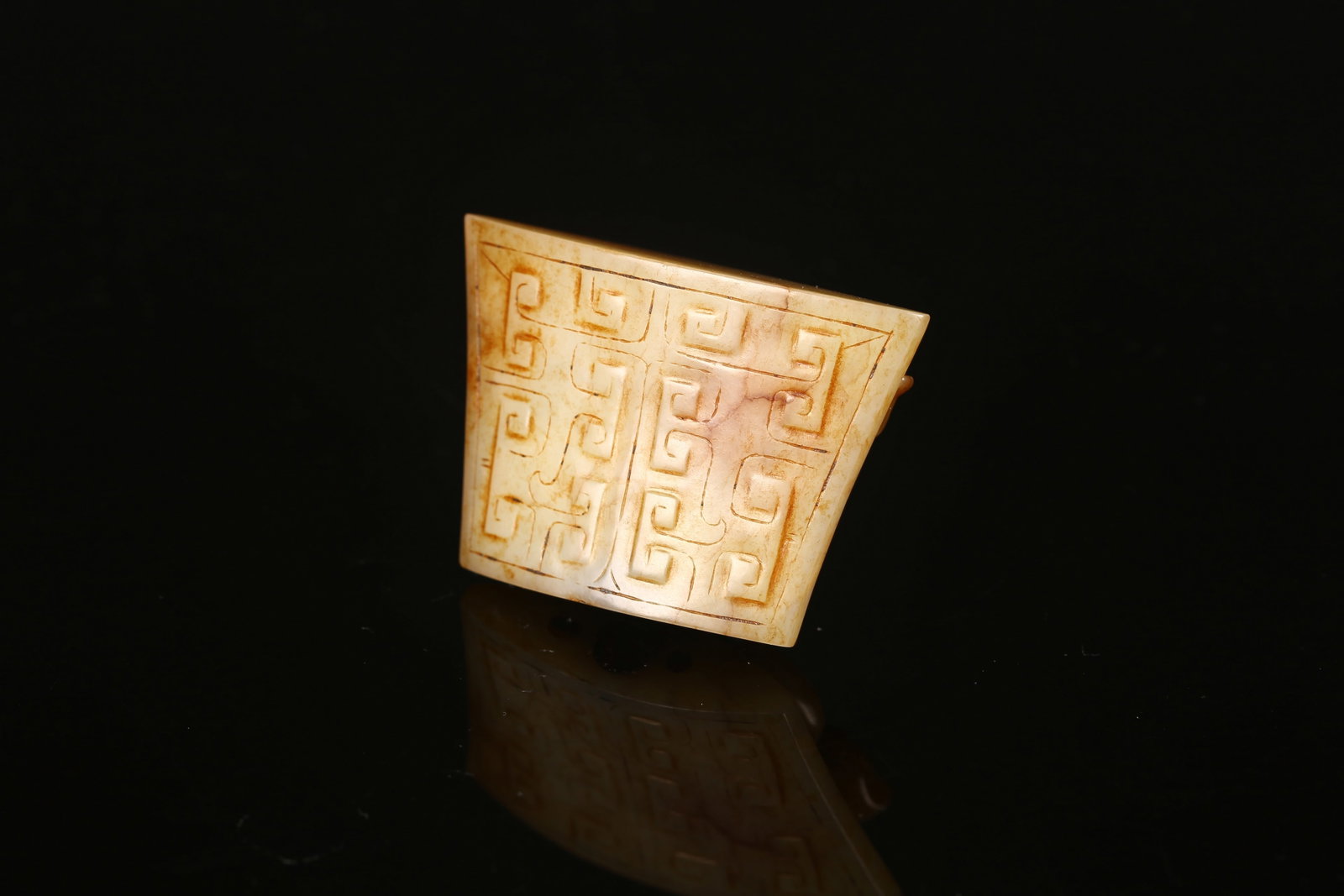 A White Jade 'Mythical Beast' Sword Fitting - 9
