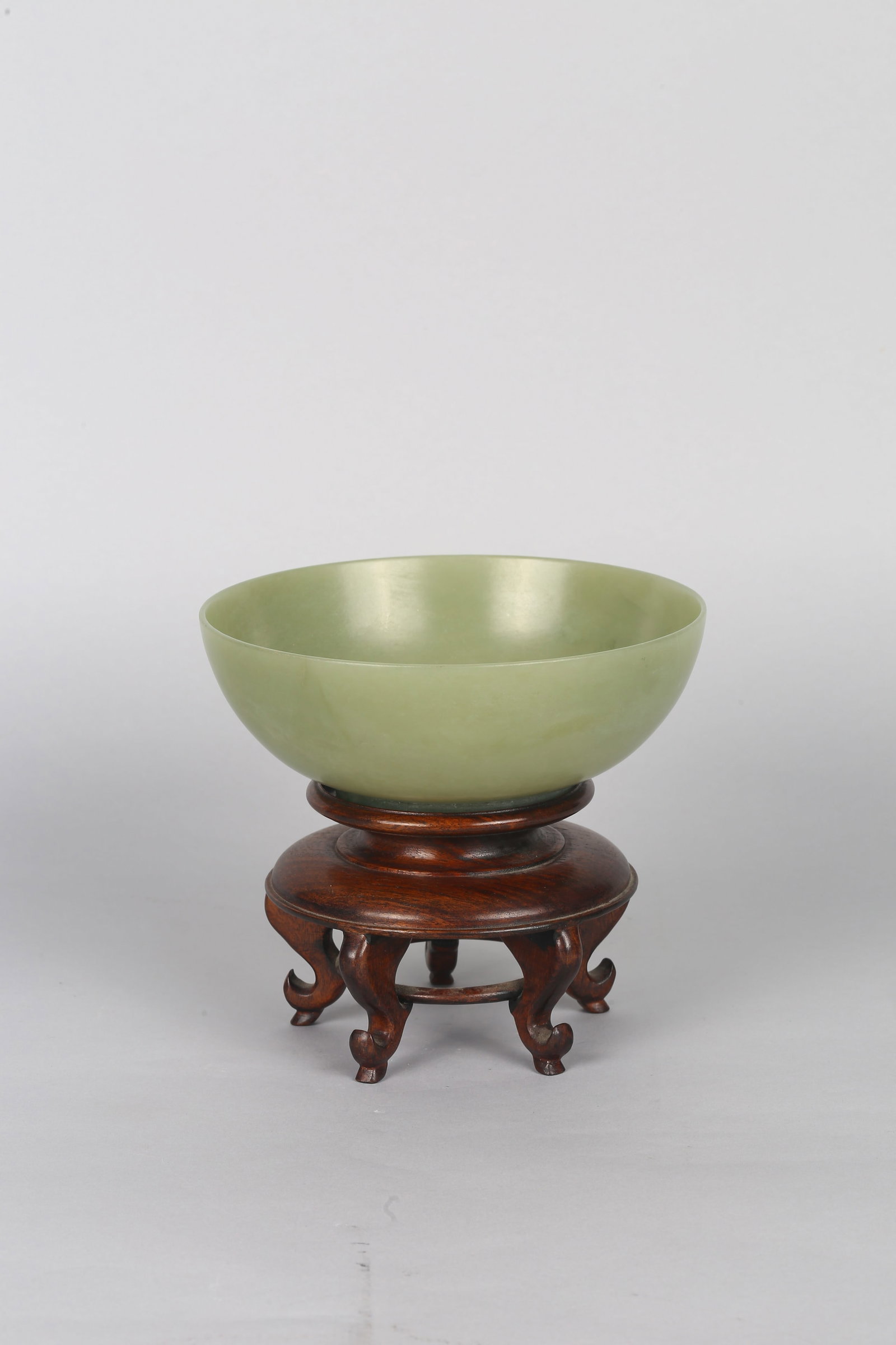 A Chinese Celadon Jade Bowl (1 of 10)