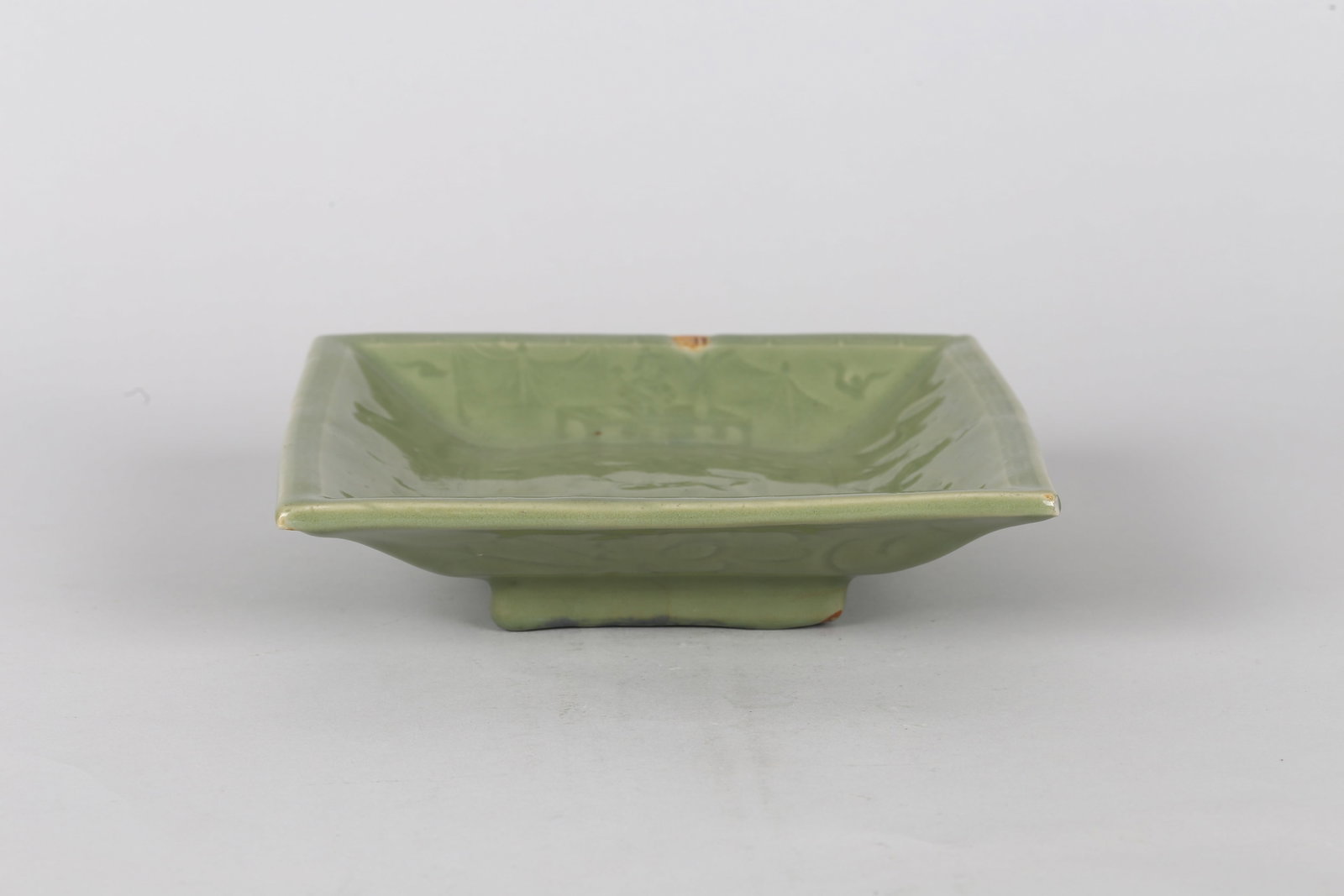 A Longquan Celadon Square Dish - 7