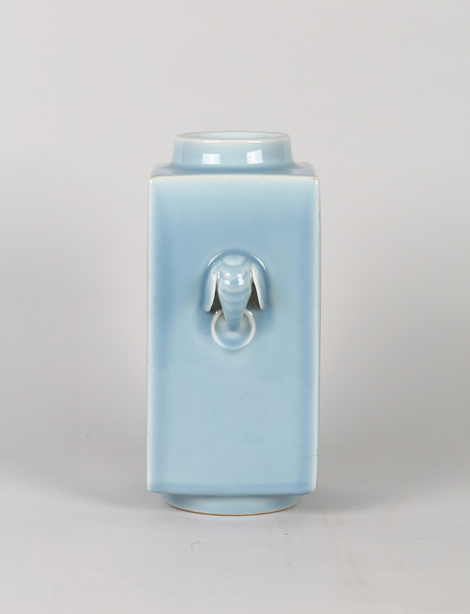 A Celadon Glazed Cong Vase - 2