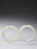 A PAIR OF WHITE JADE 'DRAGON' BANGLES - 2
