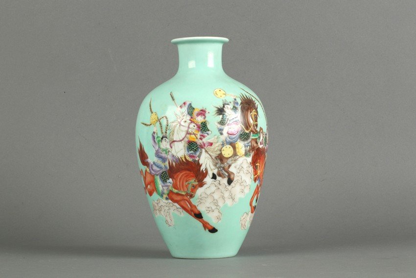 A FAMILLE ROSE VASE (1 of 8)