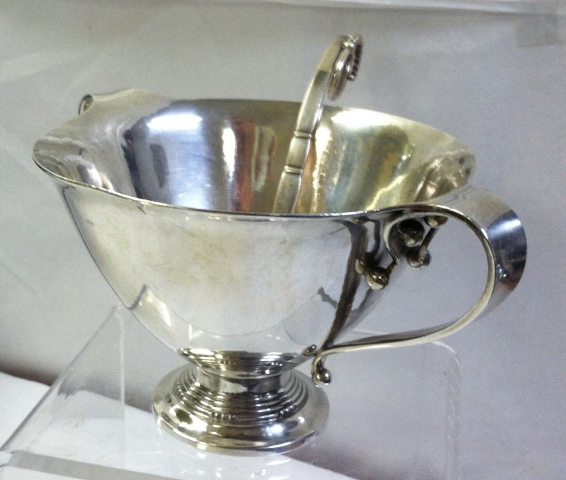 GEORG JENSEN JOHAN ROHDE SAUCE BOWL & LADLE - 4