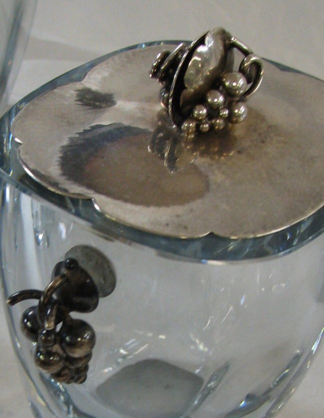 DRAGSTED DANISH SILVER LARGE BAR SERVICE - 10