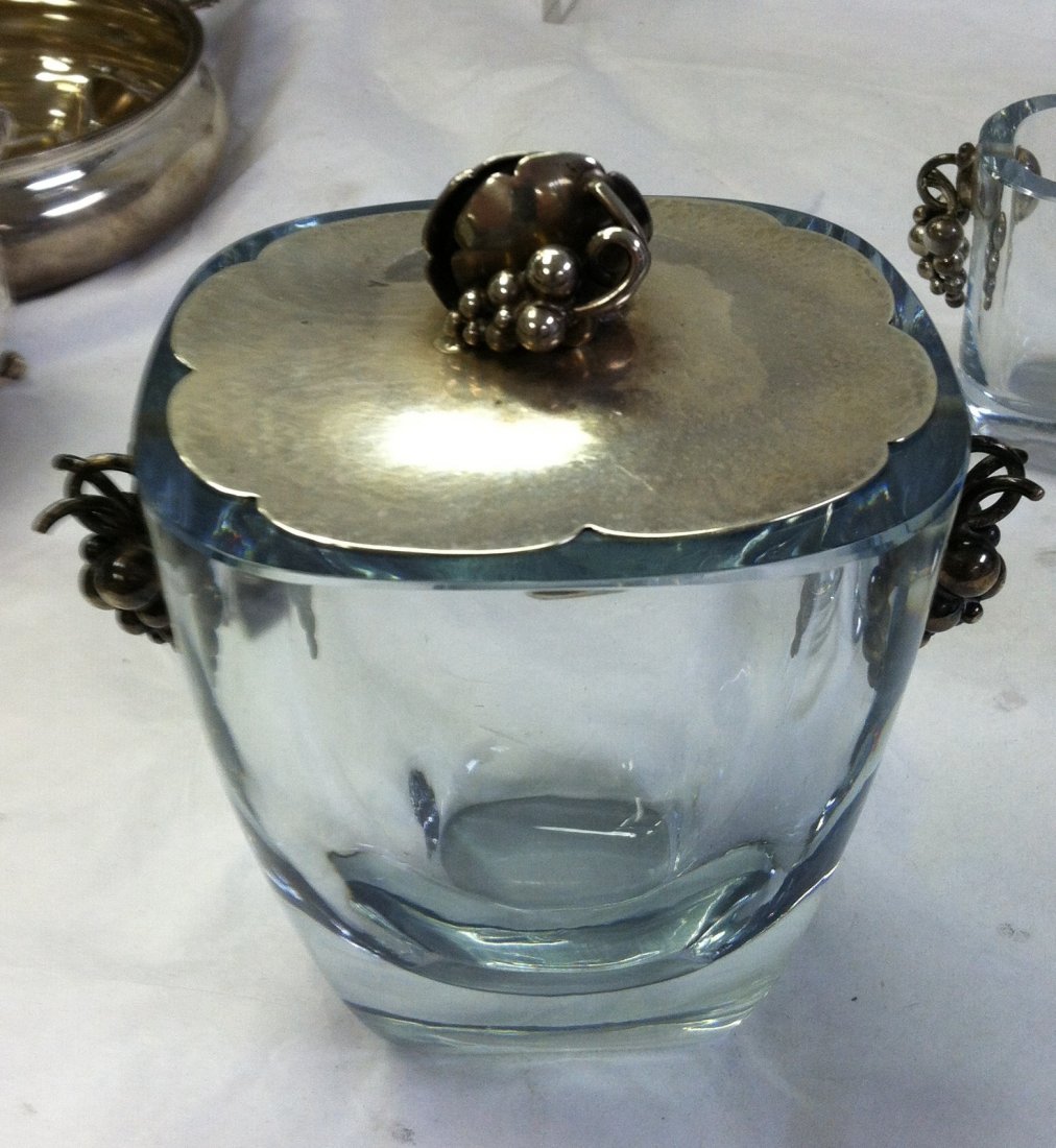 DRAGSTED DANISH SILVER LARGE BAR SERVICE - 3