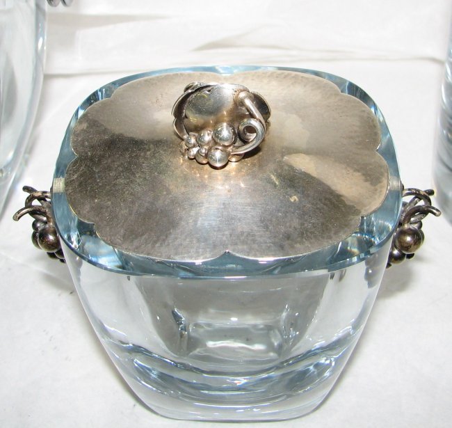 DRAGSTED DANISH SILVER LARGE BAR SERVICE - 9