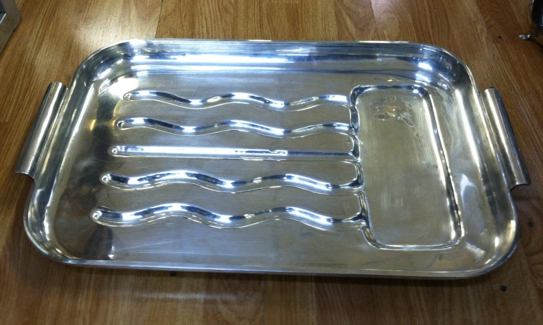 HUDSON ROYSHER ART DECO STERLING SILVER TRAY