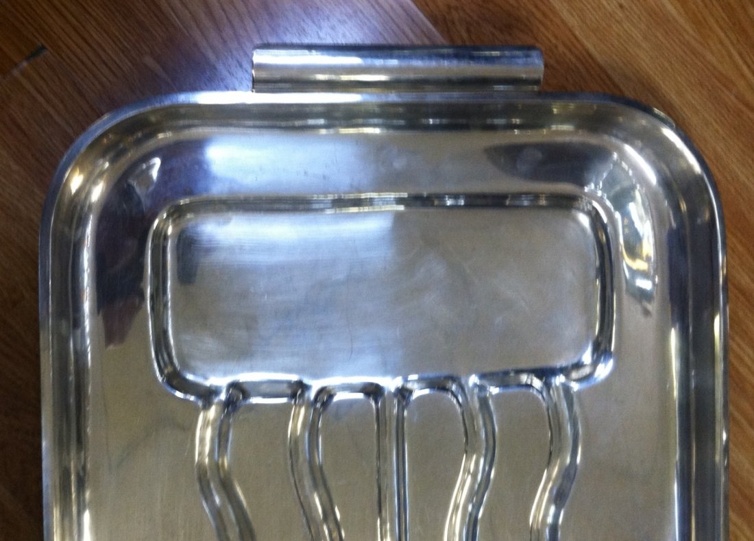 HUDSON ROYSHER ART DECO STERLING SILVER TRAY - 6