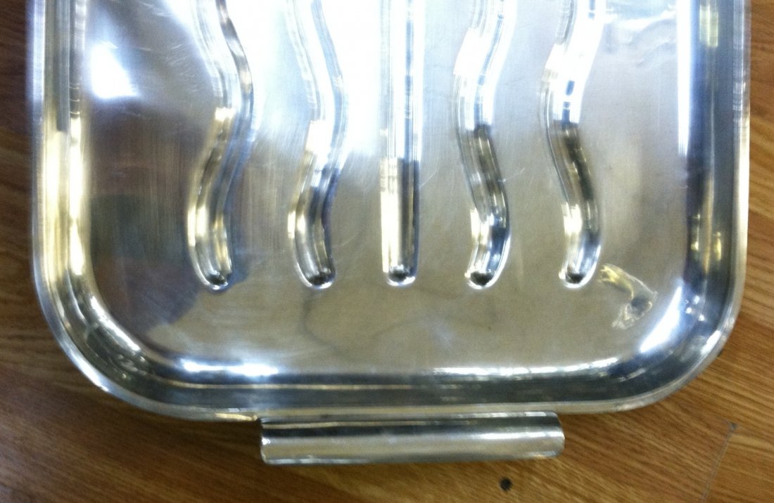 HUDSON ROYSHER ART DECO STERLING SILVER TRAY - 7