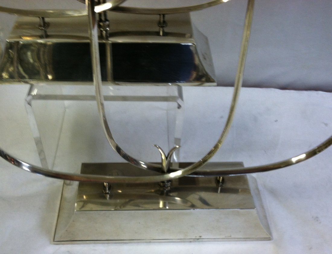 PAIR OF HAND WROUGHT STERLING SILVER CANDELABRA - 7