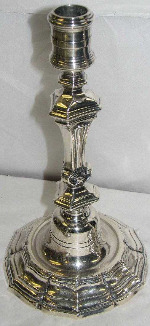 SET OF FOUR TIFFANY ART DECO STERING CANDLESTICKS - 4