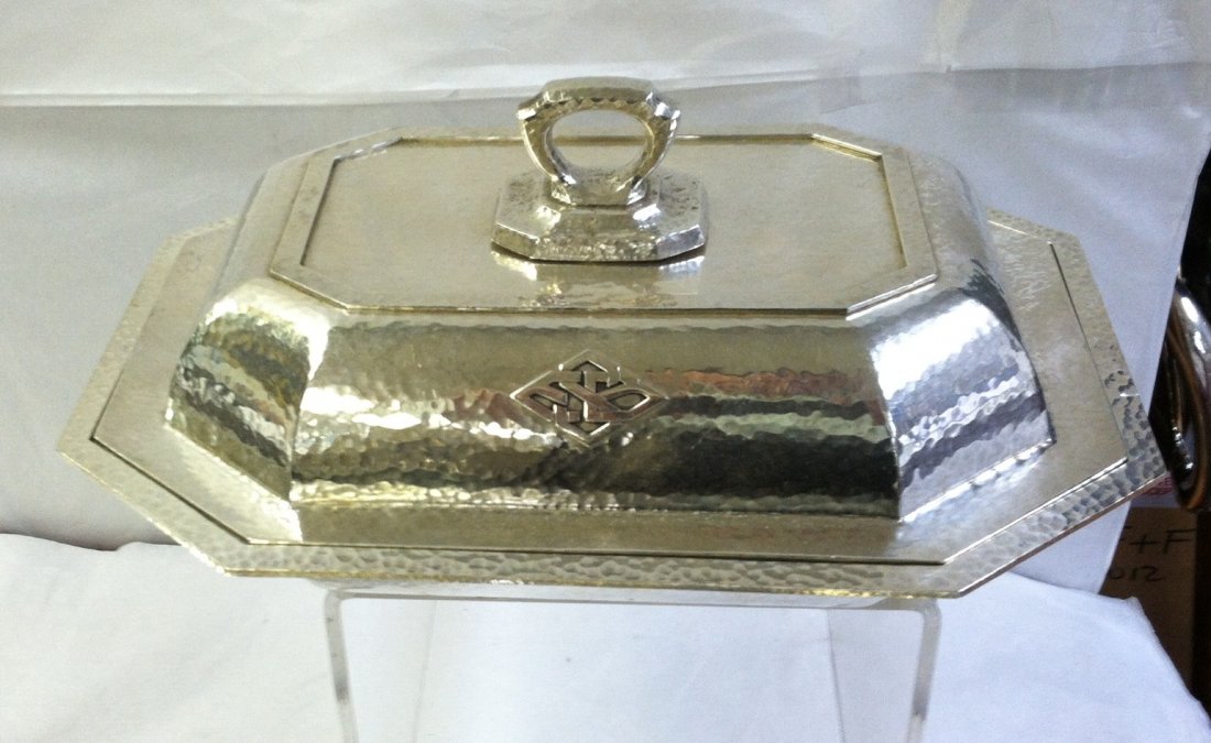 SET OF WALLACE ARTS & CRAFTS STERLING DINNER SUITE - 4