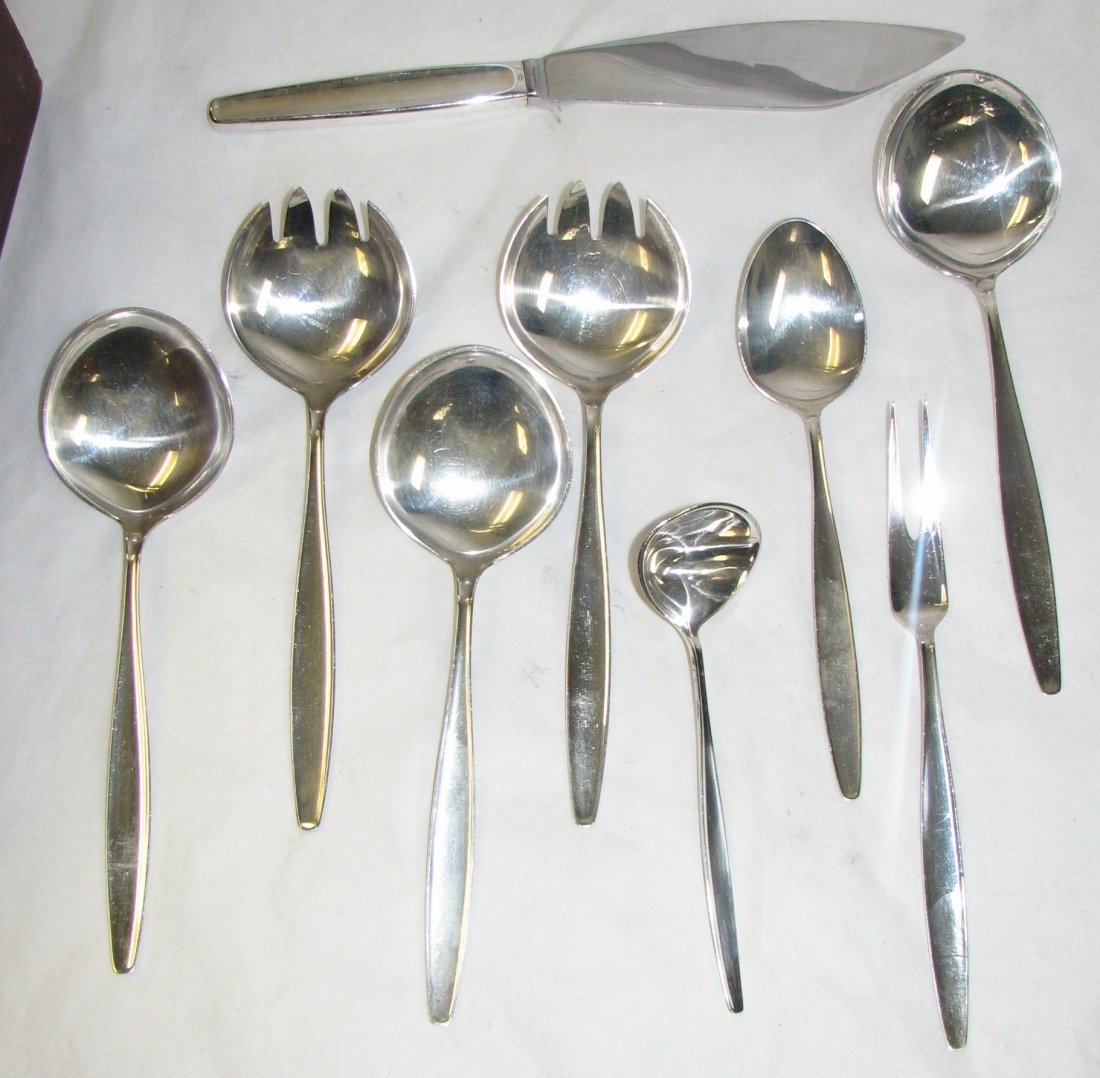 GEORG JENSEN ART DECO / MODERNE FLATWARE SET - 2