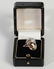 266: Art Deco Rose, Yellow and White Gold Ladies Ring - 2