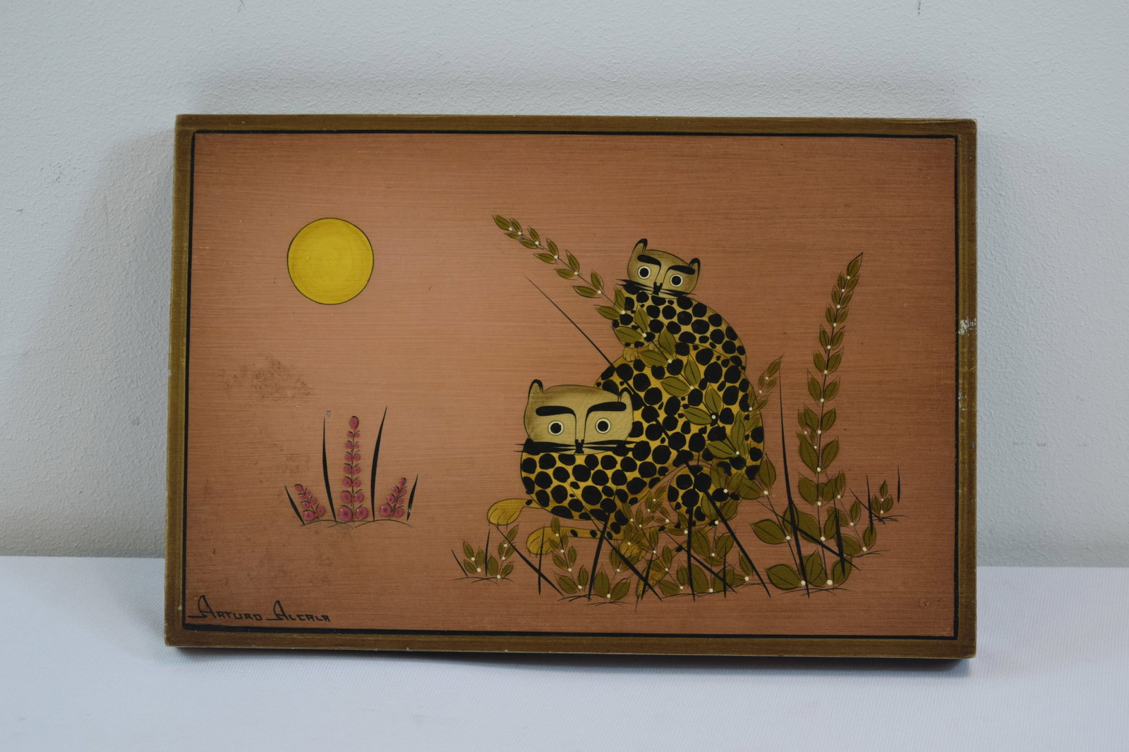 Arturo Alcala- Mexican oil painting on hardboard (1 of 9)