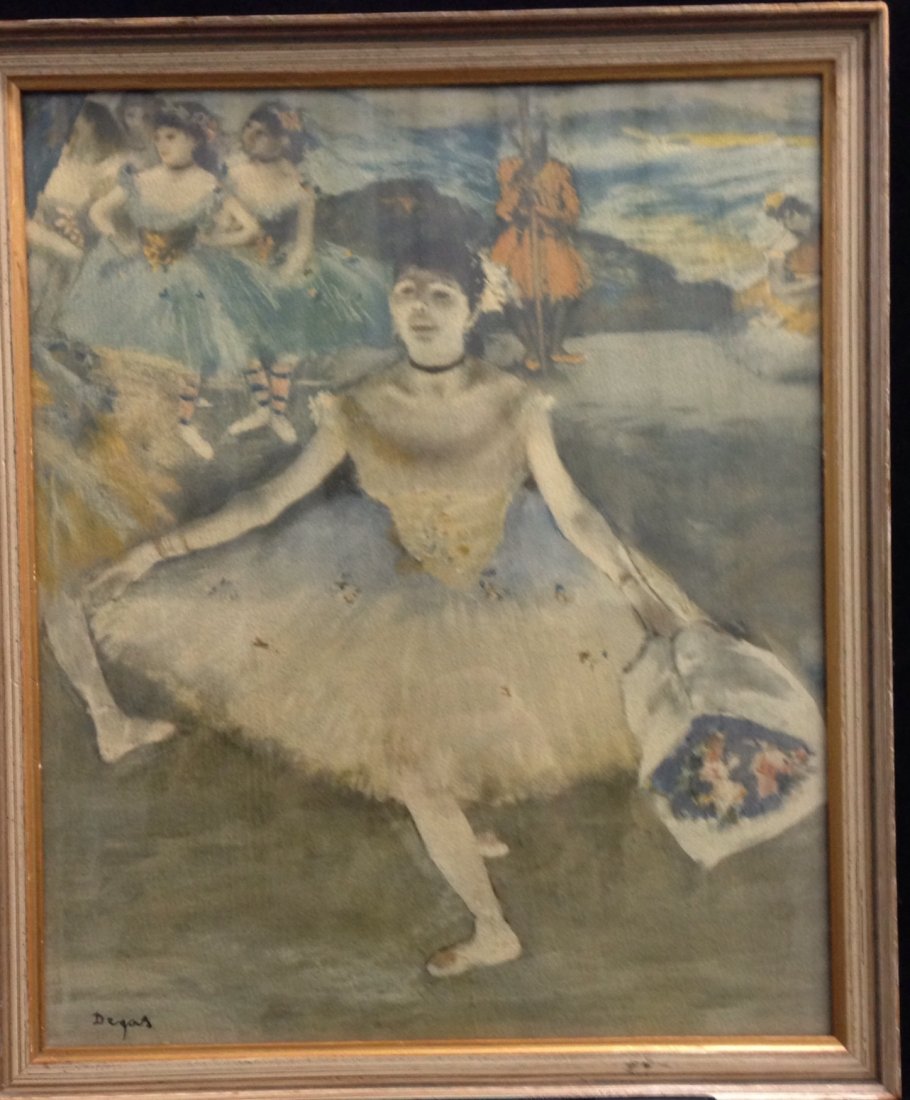 After Edgar Degas: Lot of 3 vintage prints various scenes of ballerinas