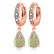 Genuine 1.58 ctw Opal & Diamond Earrings Jewelry 14KT