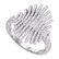0.52 CTW Pave-set Diamond Wide Luxury Cocktail Ring