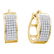 0.25 CTW Diamond Huggie Earrings 10KT Yellow Gold -