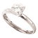 0.70 CTW Diamond Solitaire Bridal Engagement Ring 14KT