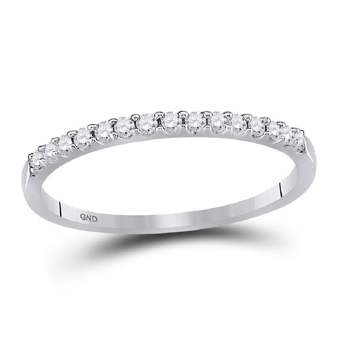 0.15 CTW Diamond Stackable Size 5 Wedding Ring 14k: REF-14W9K- SKU: GD84752 ---- 0.15 CTW Diamond Stackable Size 5 Wedding Ring 14k Yellow Gold Manufacturer's Suggested Retail Price: $590.00 Mainstone Type: Diamond @ 0.15ct Mainstone Color: H-I Mainsto