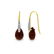 Genuine 8.06 ctw Ruby & Diamond Earrings 14KT Yellow