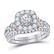 Diamond Bridal Wedding Engagement Ring Band Set 1-1/2