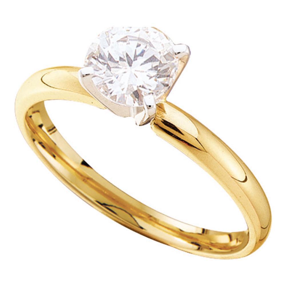 Diamond Solitaire Bridal Wedding Engagement Ring 1/2: REF-90G9M - SKU: GD11678 ---- Diamond Solitaire Bridal Wedding Engagement Ring 1/2 Cttw 14kt Yellow Gold Gemstone Details 1/2 Carats total weight All diamonds are natural and conflict-f