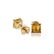 Genuine 1.75 ctw Citrine Earrings 14KT Yellow Gold -