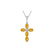 Genuine 1.88 ctw Citrine & Diamond Necklace 14KT White