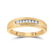 Mens Round Diamond Wedding Band Ring 1/12 Cttw 14kt
