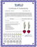 Genuine 3.2 ctw Ruby & Diamond Earrings 14KT White Gold - 2