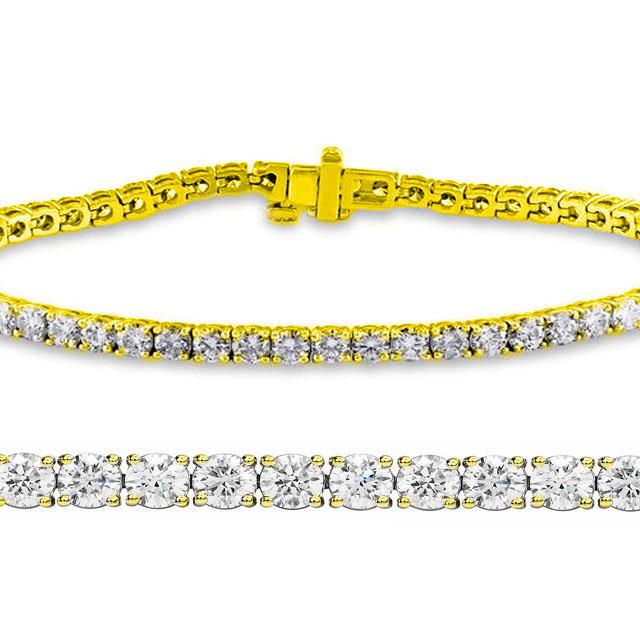 Natural 2.01ct VS2-SI1 Diamond Tennis Bracelet 14K Yellow Gold: Natural 2.01ct VS2-SI1 Diamond Tennis Bracelet 14K Yellow Gold Manufacturer's Suggested Retail Price: $6300.00 Total Diamond Weight: 2.01 carats Diamond Count: 70 Round Diamond Diamond Color: I-J Diam