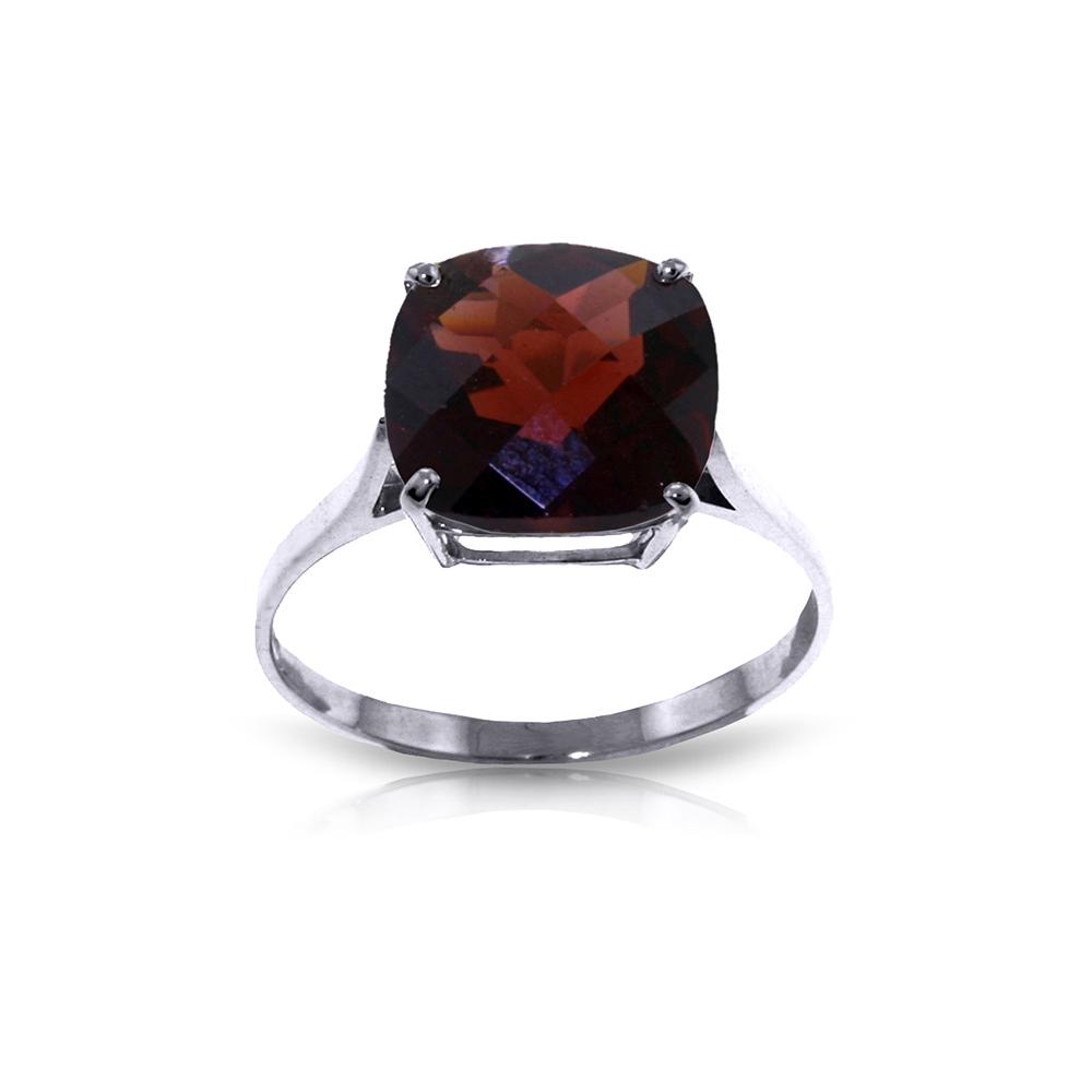 Genuine 4.5 ctw Garnet Ring 14KT White Gold: Genuine 4.5 ctw Garnet Ring 14KT White Gold Manufacturer's Suggested Retail Price: $1200.00 Genuine 14K White Gold 4.5 ctw Garnet Ring Gemstone(s): Garnet Total Gemstone weight: 4.5 ct Jewelry type: G