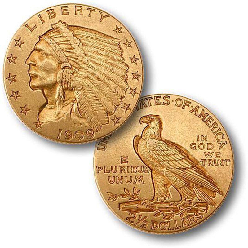 25 Indian Gold Quarter Eagles 1908 To 1929 Rand