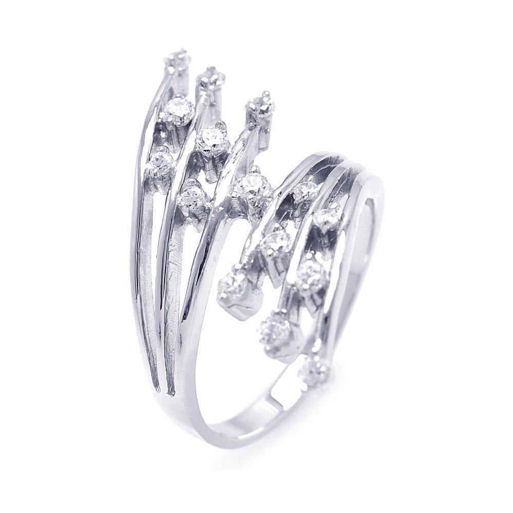 Silver Rings CZ .925 Ladies Sterling Jewelry aar0053: Rhodium Finish,for longer lasting shine. Rings come in sizes of 5, 6, 7, 8, and 9. please e mail us which ring size you wish to have. Silver Rings CZ .925 Ladies Sterling Jewelry aar0053