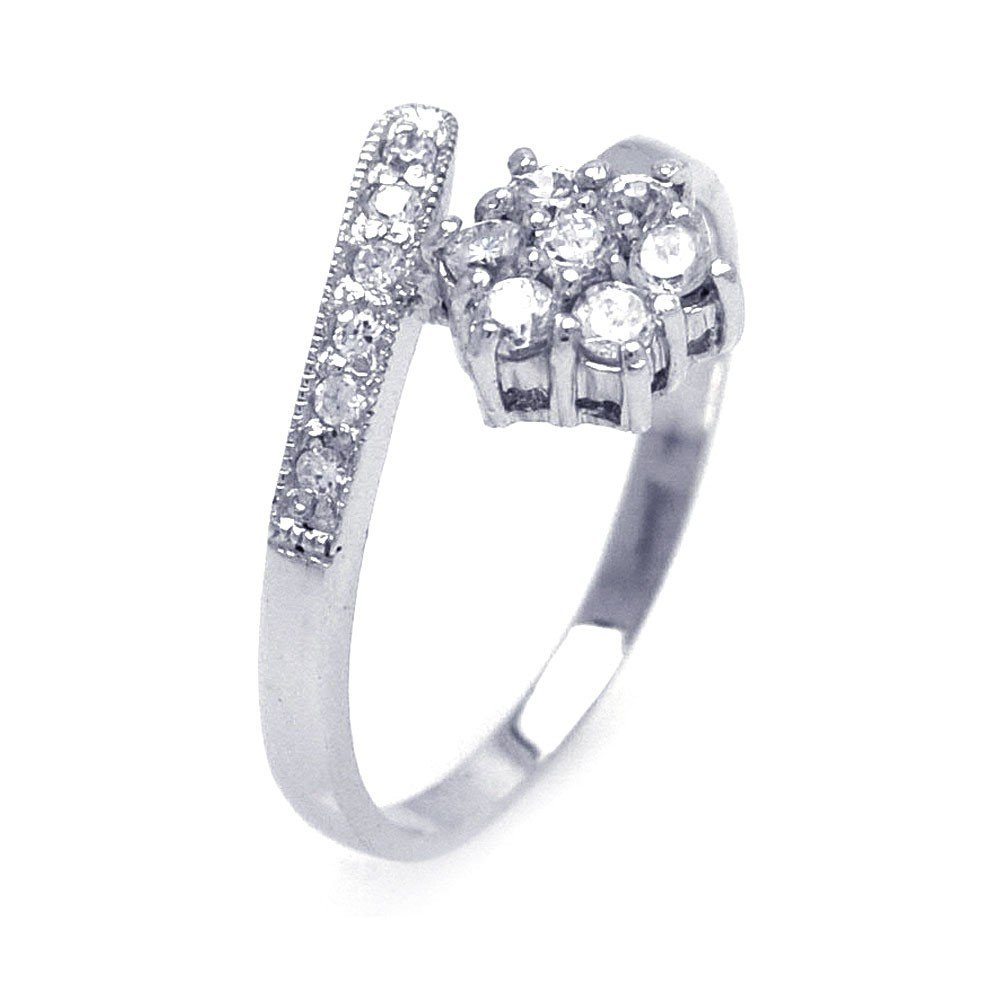 Silver Rings CZ .925 Ladies Sterling Jewelry aar0052: Rhodium Finish,for longer lasting shine. Rings come in sizes of 5, 6, 7, 8, and 9. please e mail us which ring size you wish to have. Silver Rings CZ .925 Ladies Sterling Jewelry aar0052