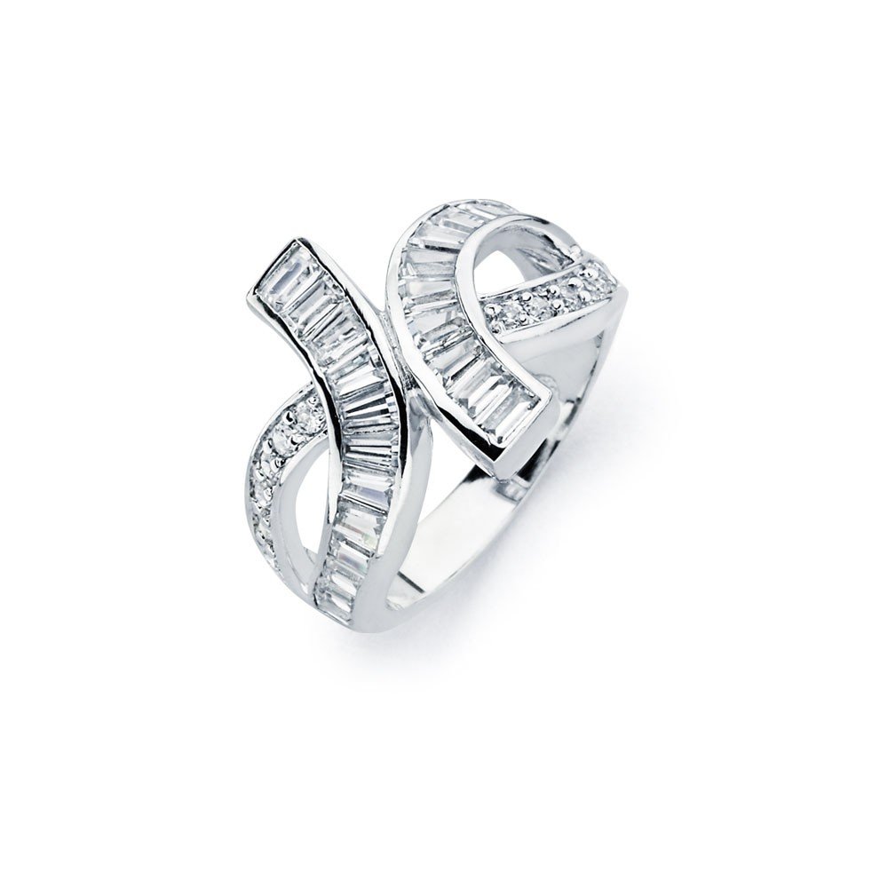 Silver Rings CZ .925 Ladies Sterling Jewelry bgr00565: Rhodium Finish,for longer lasting shine. Rings come in sizes of 5, 6, 7, 8, and 9. please e mail us which ring size you wish to have. Silver Rings CZ .925 Ladies Sterling Jewelry bgr00565