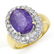 Genuine 5.40ct Tanzanite & Diamond Ring 14K Yellow Gold