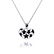 Silver Necklace .925 Ladies Sterling Jewelry bgp00183