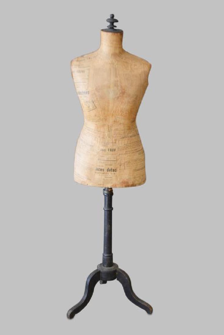 French Dept. Store Mannequin 58 1/2"H,   17"  x   15 (1 of 1)