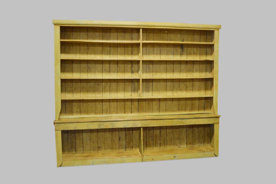 Painted General Store Display Shelf 98"H,   118 1/2"L, (1 of 4)