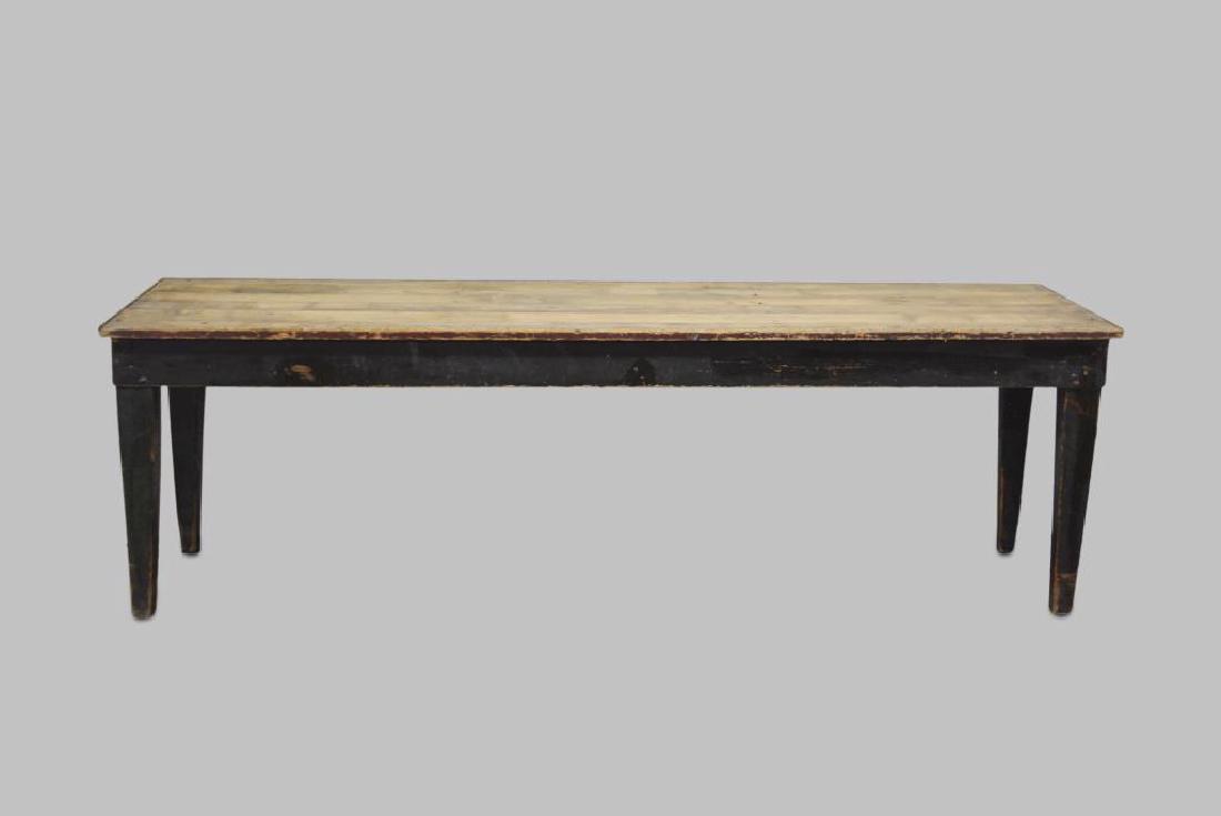 Early Pa. Work Table 30"H,   96 3/4"L,   28"W (1 of 3)