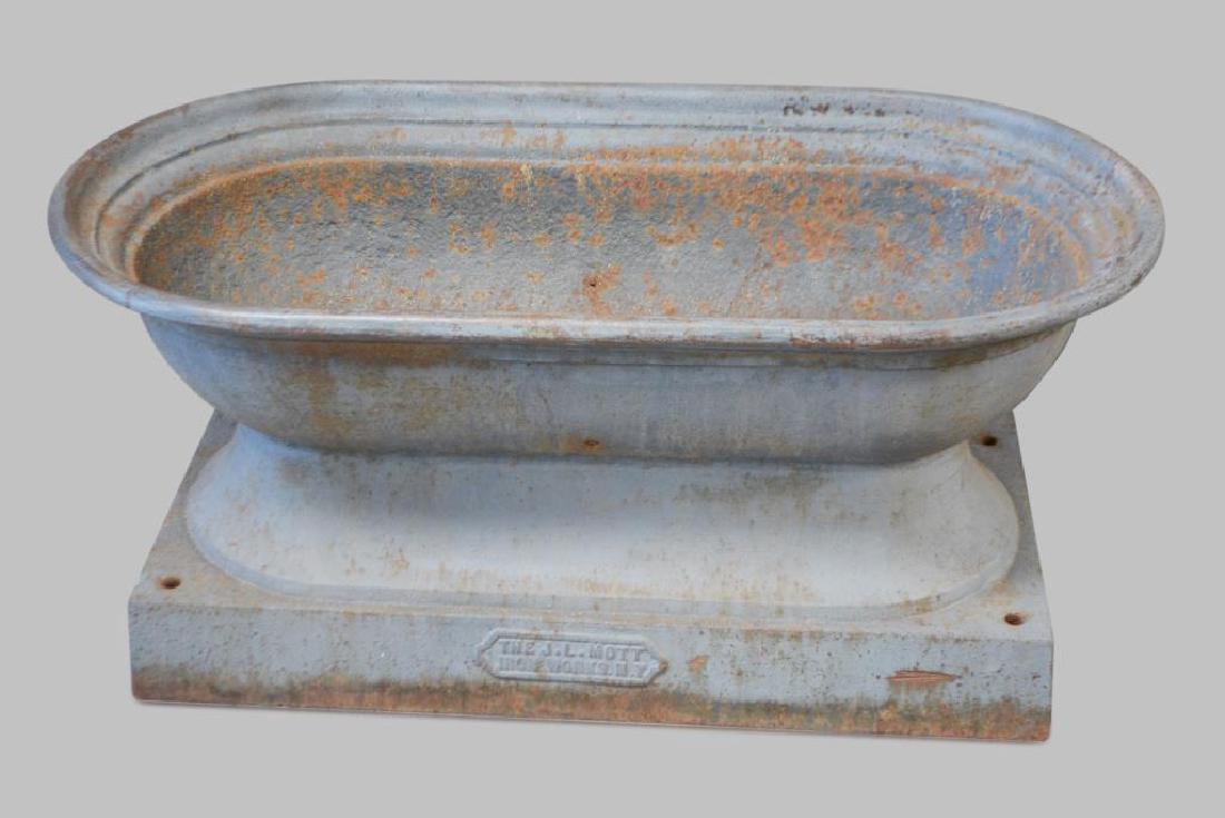 Cast Iron Horse Water Trough 21"H, 46"L, 24"W: Cast Iron Horse Water Trough 21"H, 46"L, 24"W