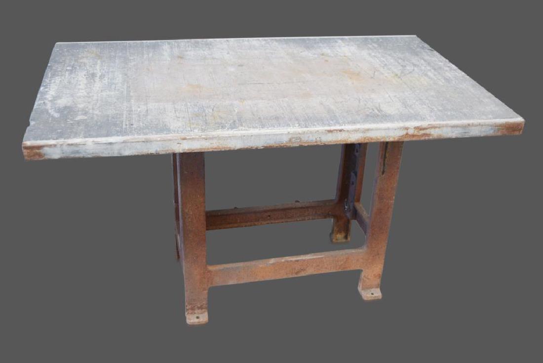 Industrial Work Table 32 1/2"H, 53"L, 31 1/2"W: Industrial Work Table 32 1/2"H, 53"L, 31 1/2"W