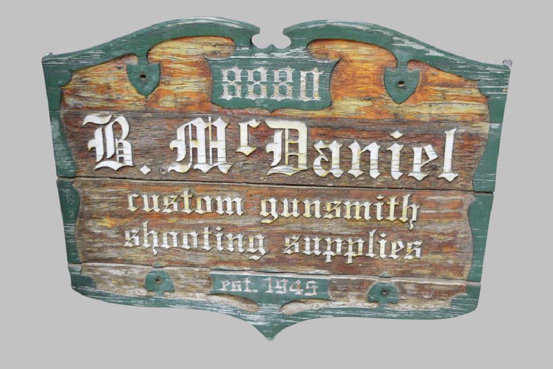 Gunsmith Sign    -   wooden 38"  x   48" (1 of 1)