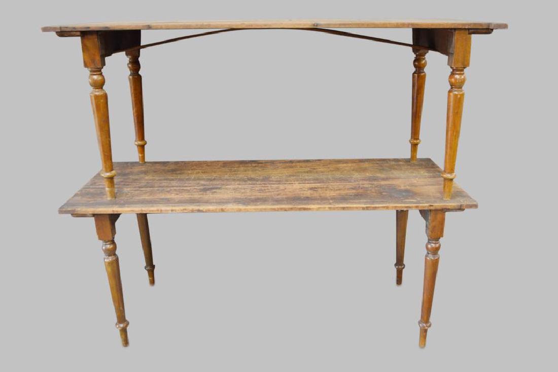 Folding Table X-2
30"H,   72"L,   29 1/2"W      ea. (1 of 2)