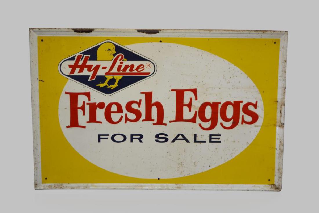 Fresh Eggs Sign metal 22 1/2"  x   34 3/4" (1 of 1)