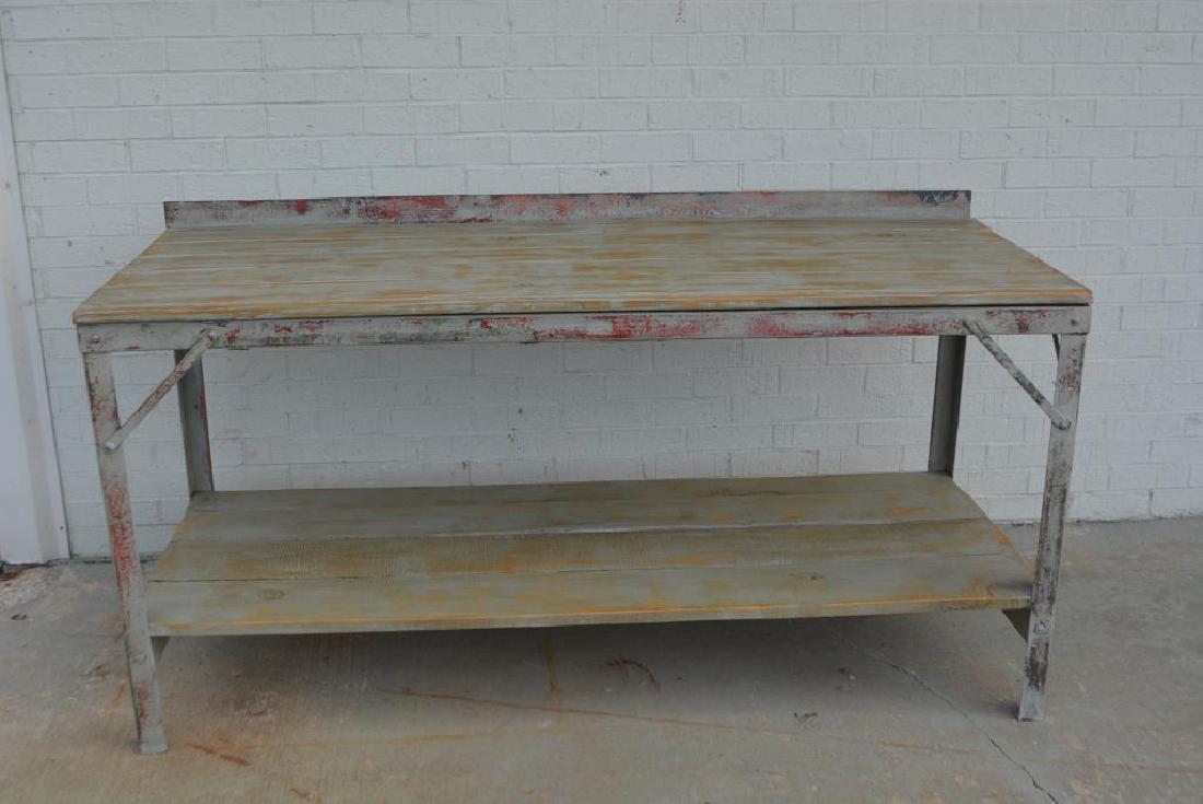 Industrial Work Table 38"H, 72 1/4"L, 28 3/4"W: Industrial Work Table 38"H, 72 1/4"L, 28 3/4"W